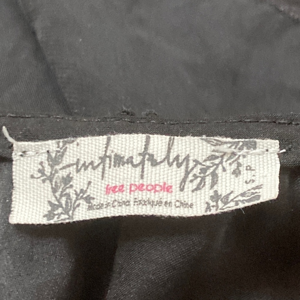 Free People Intimately Could Be Cami Black Tank Small EUC - Picture 6 of 6